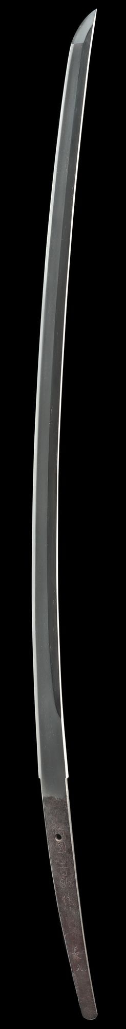 刀 銘 信國吉助作 長久 文明十八丙午二月日 Katana: Katana: Signed. Nobukuni YOSHISUKE saku "Chokyu" / Bunmei 18 Hinoe Uma 2 gatujitsu