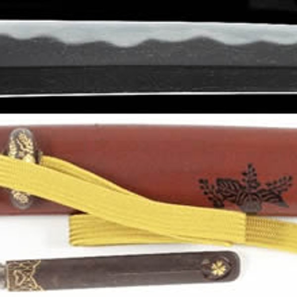 Tanto - by Motooki - Ubu-nakago Mumei, Aizu Motooki