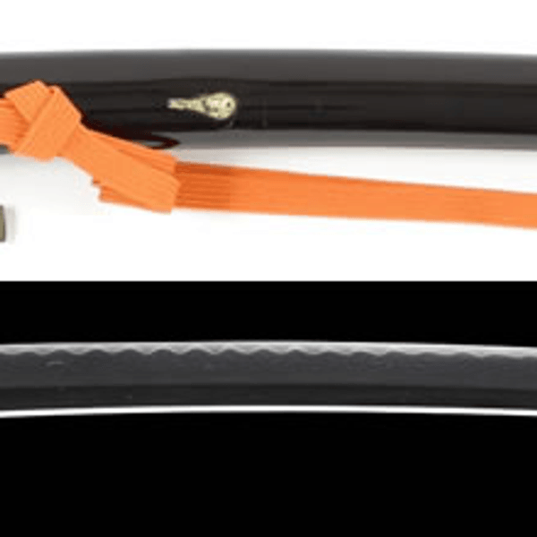 Wakizashi - by Jumyo - Black Lacquer Scabbard Wakizashi Koshirae with Wakizashi, O-suriage Mumei Jumyo