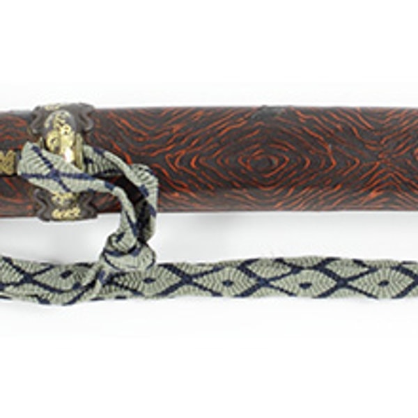 朱変り塗鞘雲龍文総金具肥後小さ刀拵