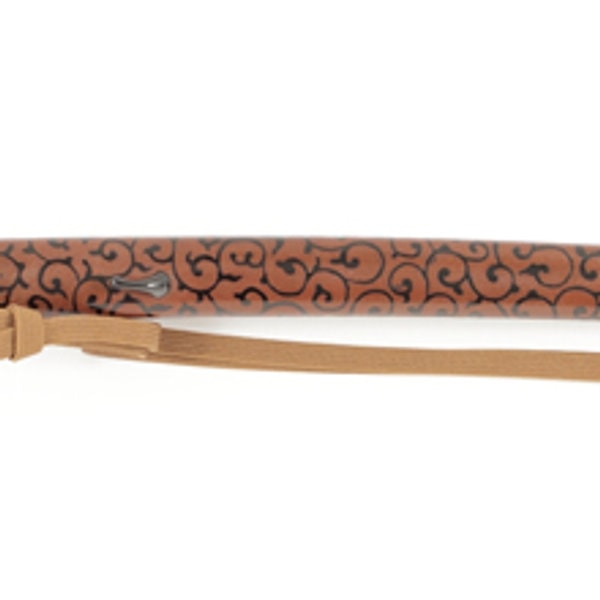 茶石目地唐草文抜塗鞘肥後打刀拵