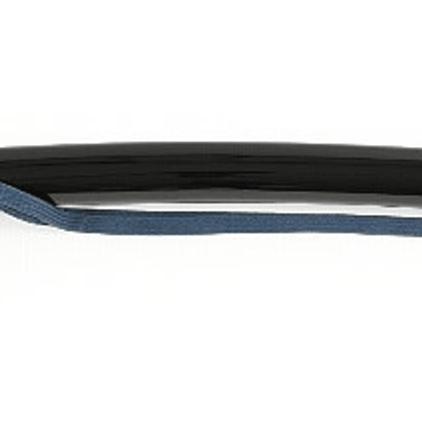 草花尽金具黒蝋色塗鞘打刀拵 紅葉図縁頭 銘 嚮山光中(花押)