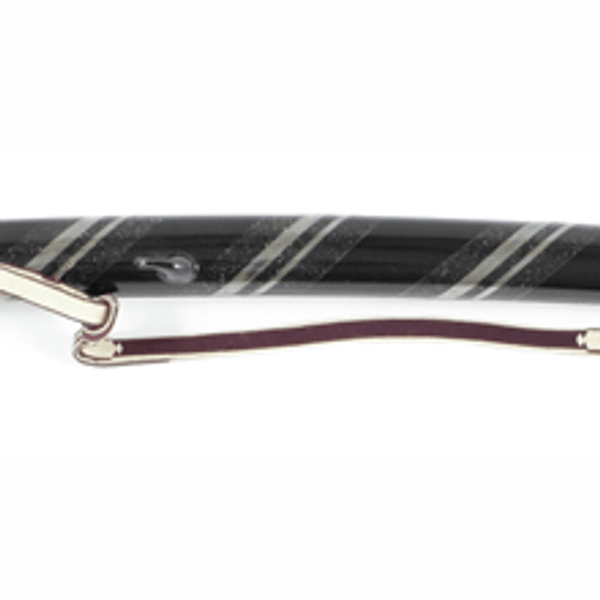 青貝微塵塗銀子持蛭巻鞘打刀拵