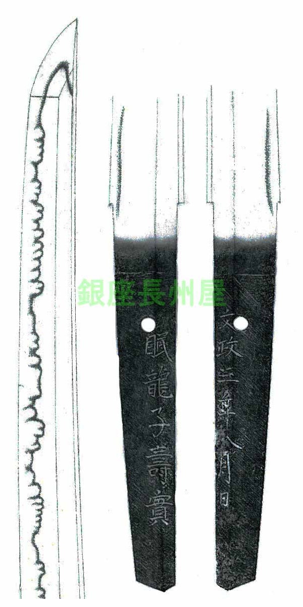 Wakizashi - by Toshizane - Toshizane, Bunsei 3rd year, 8th month