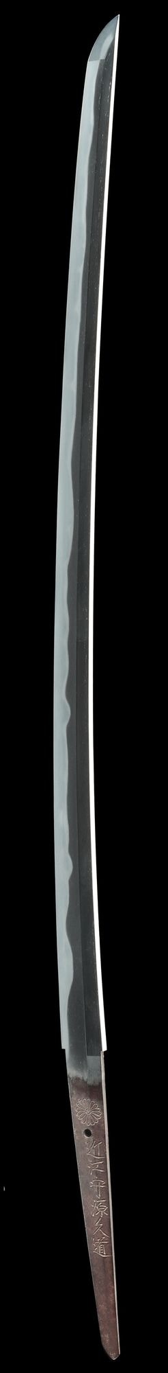 刀 銘 (菊紋)近江守源久道