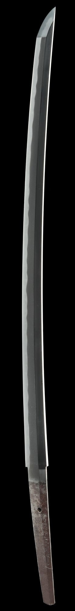 刀 銘 備前介宗次作之 / 嘉永四年二月日 Katana: Signed. Bizen no suke MUNETSUGU kore wo tsukuru / Kaei 4 nen 2 gatsujitsu