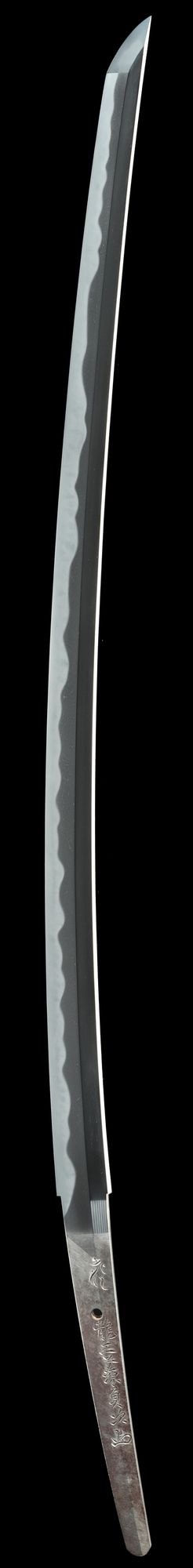 刀 銘 (梵字)龍王子源貞次(花押) 天照皇大神 八幡大菩薩 春日大明神 後鳥羽天皇七百年祭奉納宝刀影打 昭和十四年四月吉祥日