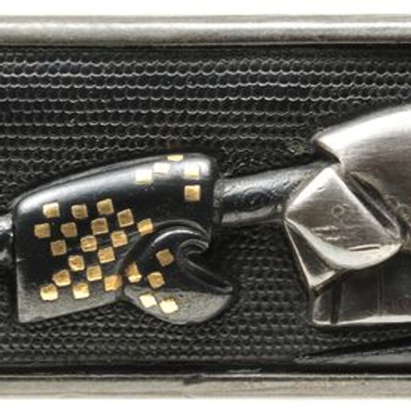 Kozuka - by Goto School - 誰が袖図小柄 無銘 後藤