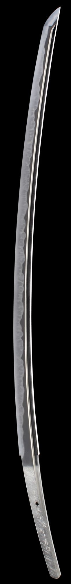 太刀 銘 筑前住瀬戸吉広作 平成五年癸酉十月日 Tachi Signed. Chikuzen ju Seto YOSHIHIRO saku Heisei 5 nen Mizunoto Tori 10 gatsujitsu