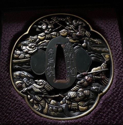 Tsuba - Tokubetsu Kichō - Exceptionally Rare Masterpiece by Soheishi Soten