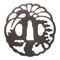 林 巣籠鶴透鍔/鐔 特別保存刀装具