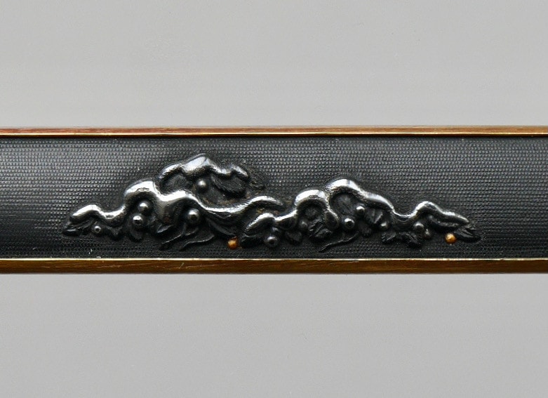 JT1427 雪持藪柑子図小柄