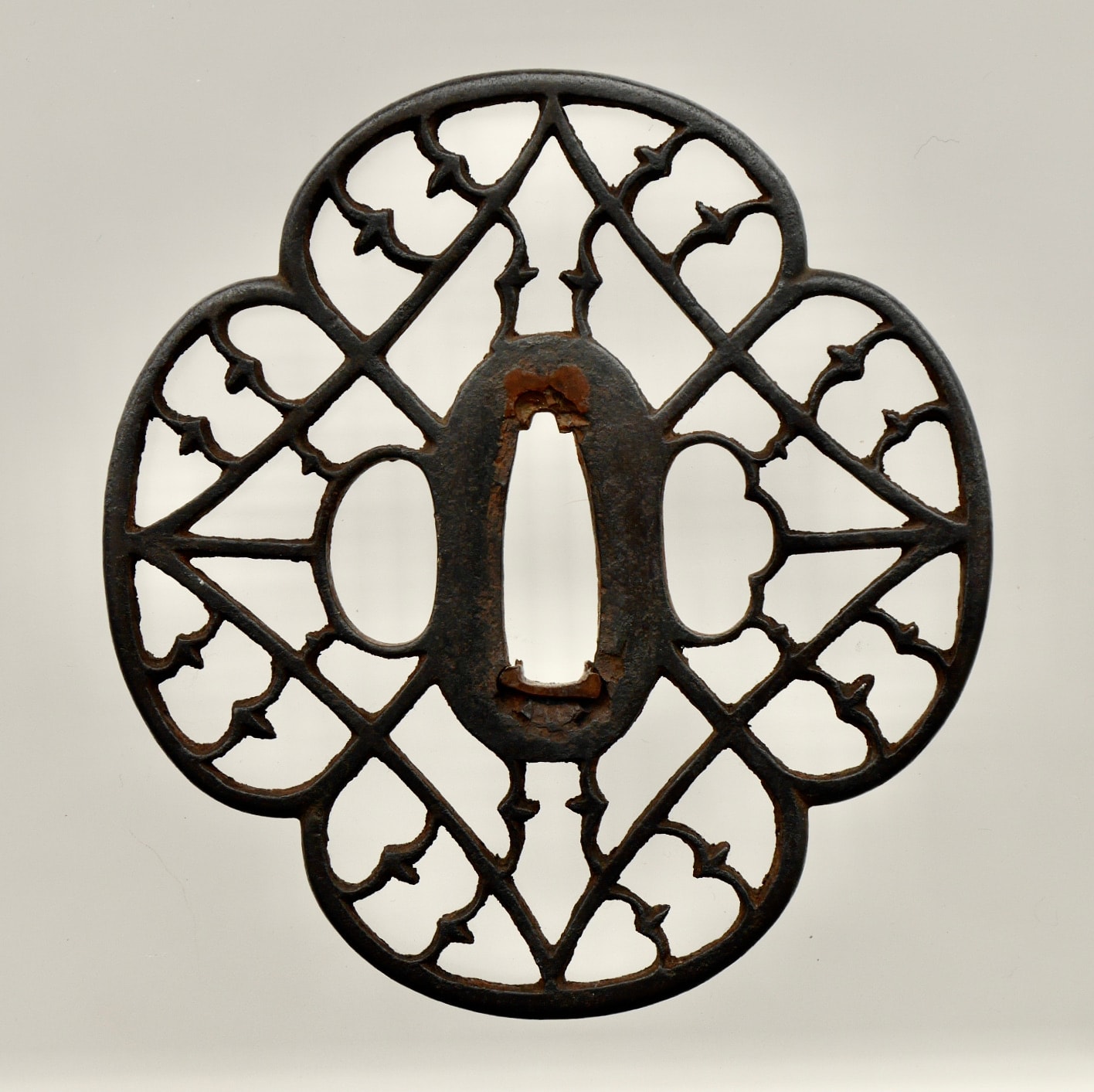 Tsuba - Hozon - Itomaki Karigane Sukashi