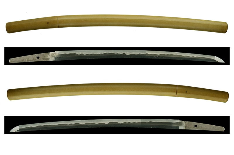 Wakizashi - Tokuho - by Kotetsu Okimasa - 特別保存刀剣 長曽根興正 一尺七寸二分半 白鞘入