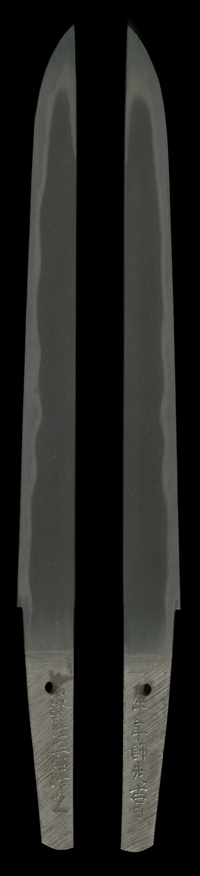 Tanto - by Masanobu - Modern Sword: Buzen-jū Masanobu, 8 sun 6 bu, with Aikuchi Koshirae