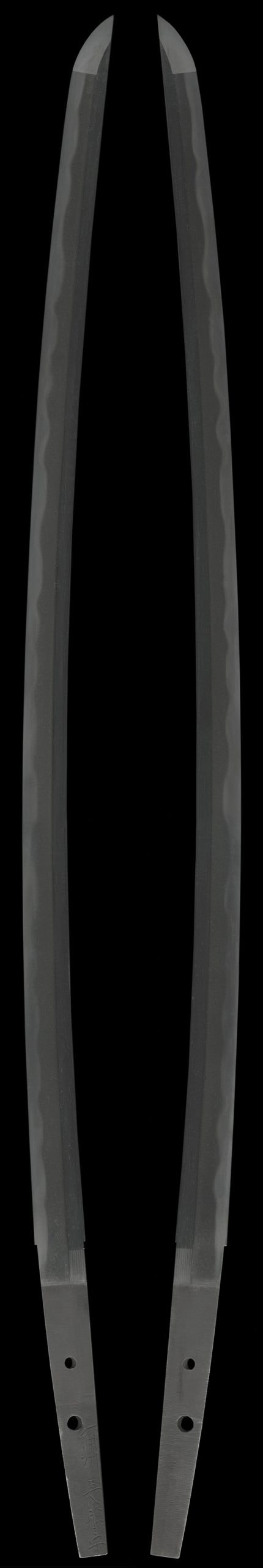 Katana - by Kozori School - Koto Katana: Bishu Osafune Mori (attributed to Morimitsu) - 65.7cm with Imperial Japanese Navy Officer's Saber-style Koshirae
