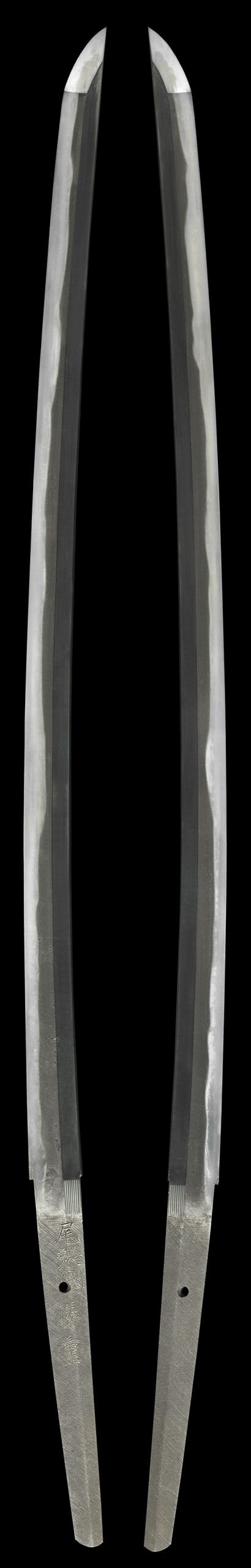 Katana - Tokuho - by Katsushige - Tokubetsu Hozon Token: Owarinokuni Katsushige (Keio Era) - 69.4cm Katana with Koshirae and Shirasaya