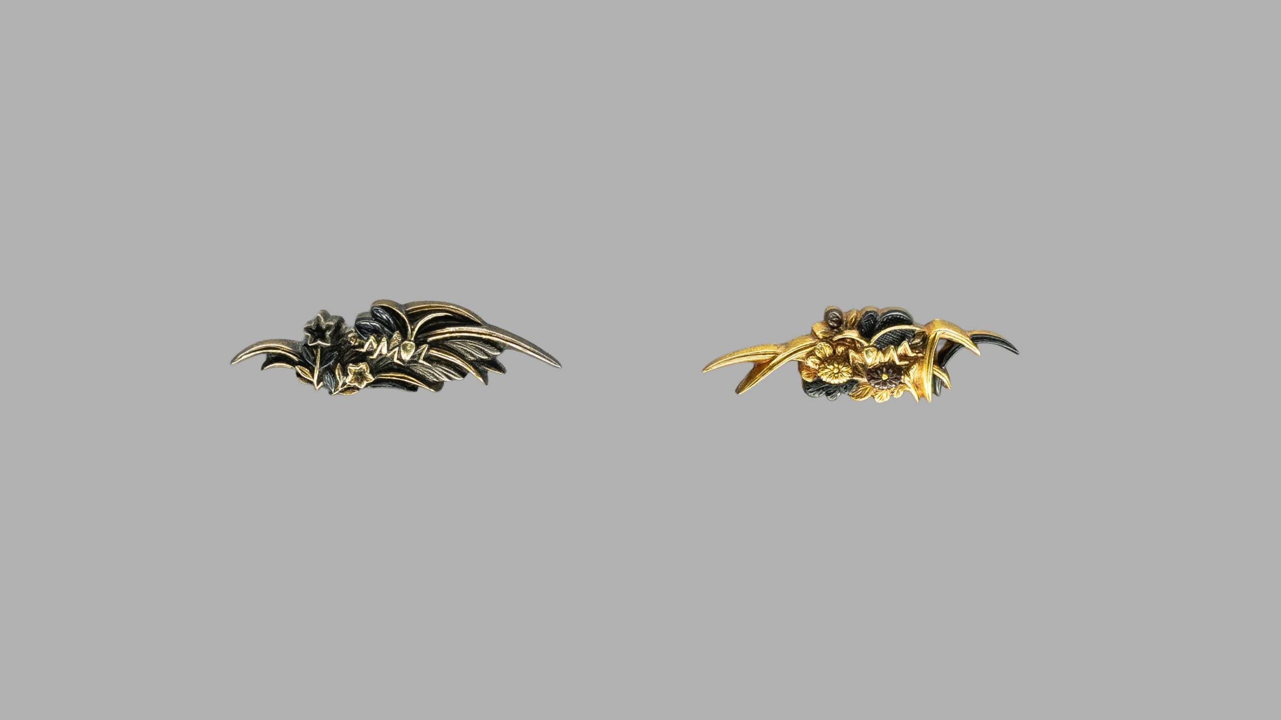 Issho, kao - Autumn grass and insect motif