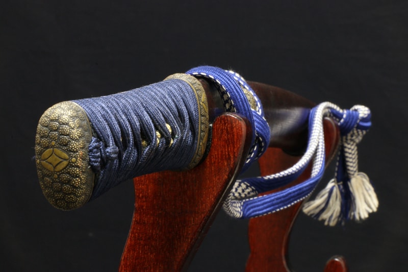Wakizashi - Tokuho - by Seki Daido - Koto Josaku Tokubetsu Hozontoken Daido, 1 Shaku 4 Bu, Brass Millet Ear Inlay Aikuchi Koshirae