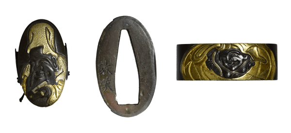 Fuchi-Kashira - Hozon - 作 政英 - 縁頭 政英