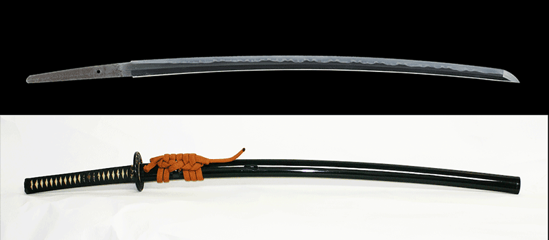Katana - by Horikawa Kunisuke - Shinto Katana No.813 Signed: Kawachi no kami Kunisuke