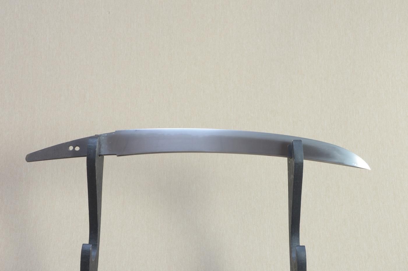 Wakizashi - "Mumei" 31.8cm - With a dignified and elegant koshirae full of historical weight, and a uniquely wide blade. For appreciation or as a front sword for iai!