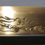 by Shimosaka School - Hira Zukuri Wakizashi with Paper to Echizen Harima Daijo Shigetaka