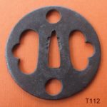 Tsuba - by Hirata Hikozo - Iron Sukashi Tsuba