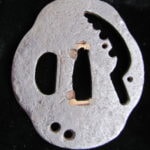 Tsuba - by Yamakichibei - Q728. 山吉兵 鍔
