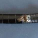 S109. Papered tanto by Kanefusa, with koshirae