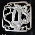 Q739. Iron Sukashi Tsiba signed Ichiryu Tomoyoshi