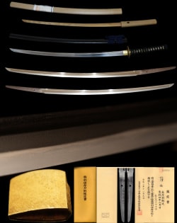 幻の名工會津藩お抱工棟梁で新選組御用工在銘『角秀國鍛之』藩命により元平に相州伝師事歴史的1年の『寛政四年二月日』特別保存刀剣鑑定書時代拵え付き