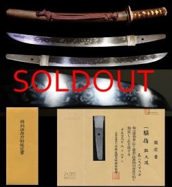 Katana - Tokuho - by Seki Daido - 美濃国志津三郎兼氏九代在銘『大道』皆焼特別保存刀剣拵え入