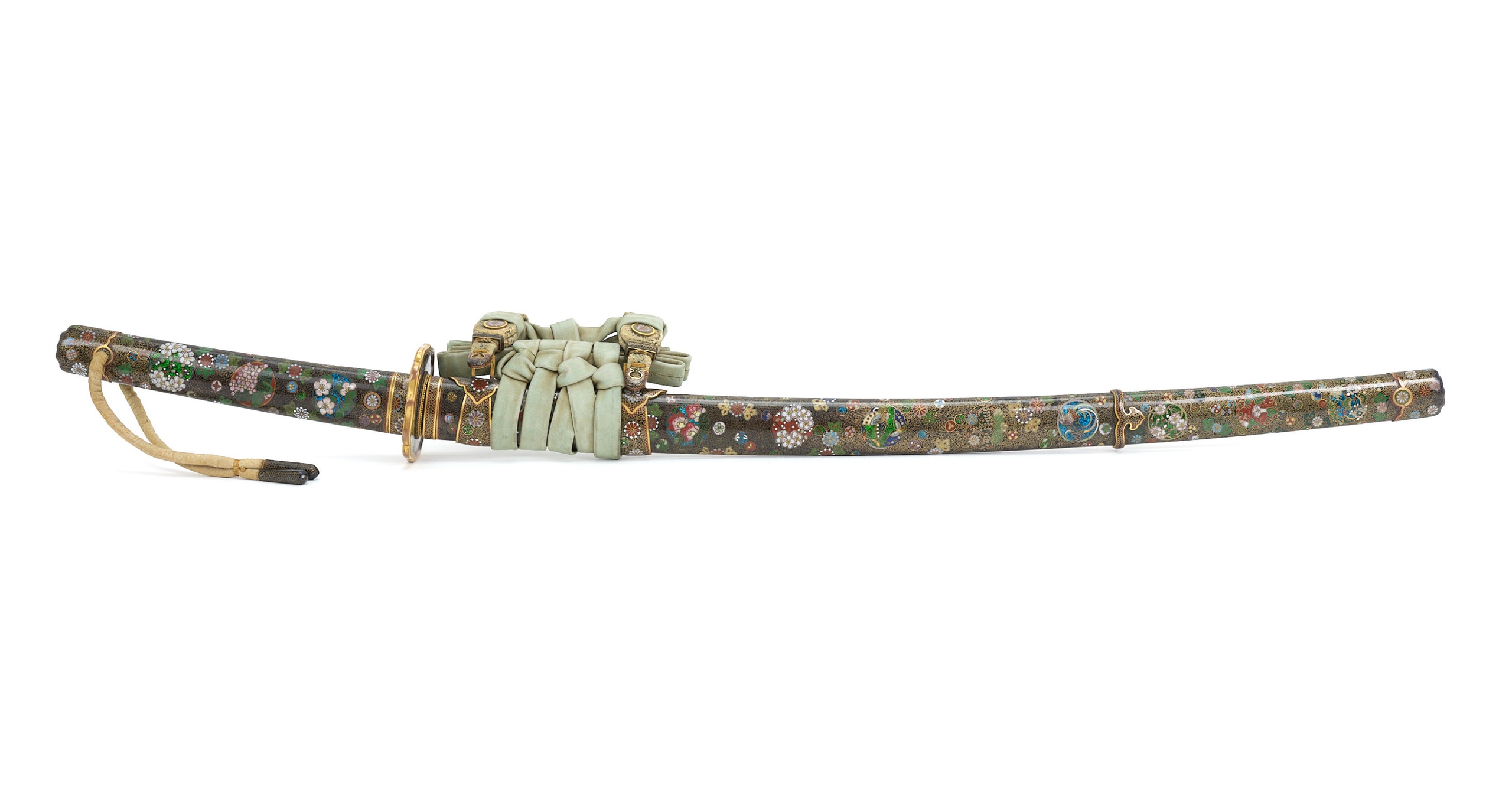 Cloisonnée tachi sword