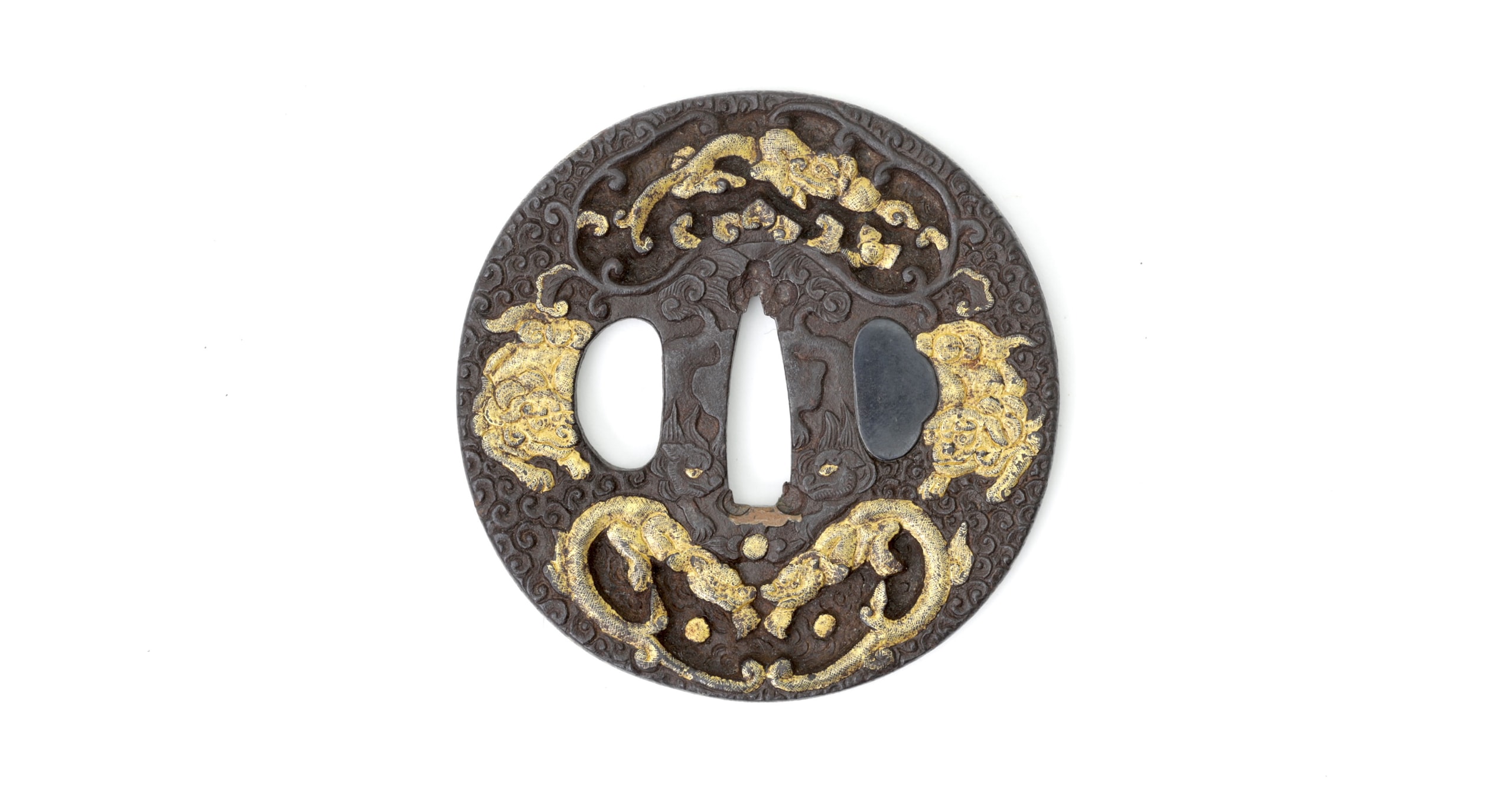 Unusual nanban tsuba