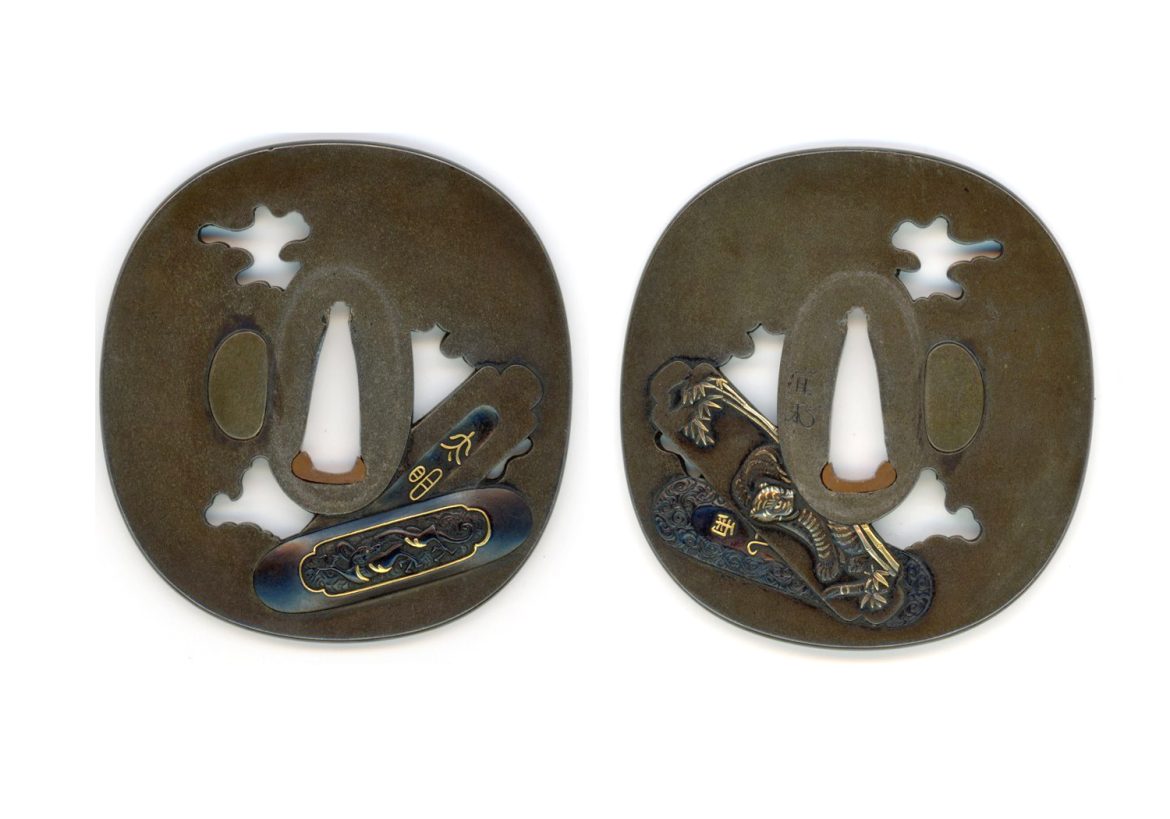 Tsuba - Tokuho - by Yoshitoki - Tsuba by Shonai Yoshitoki (1700-1750)