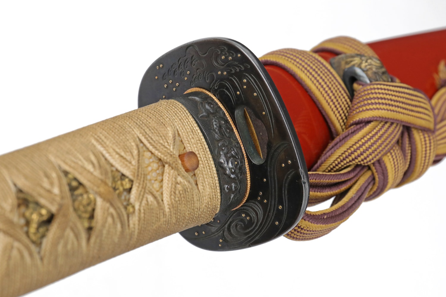 Wakizashi signed Rai Kunitsugu in high quality koshirae