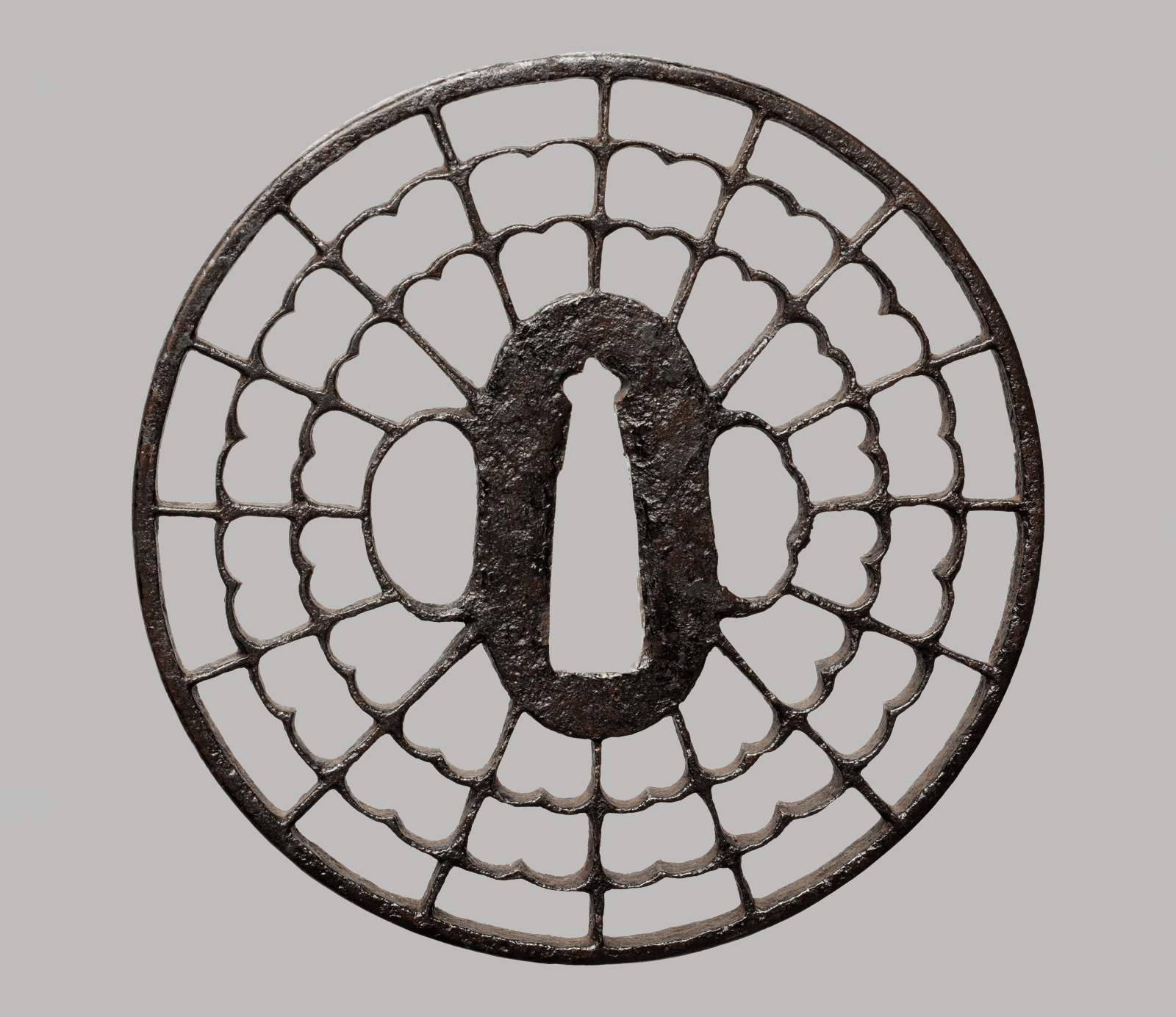 Tsuba - Kyō-sukashi