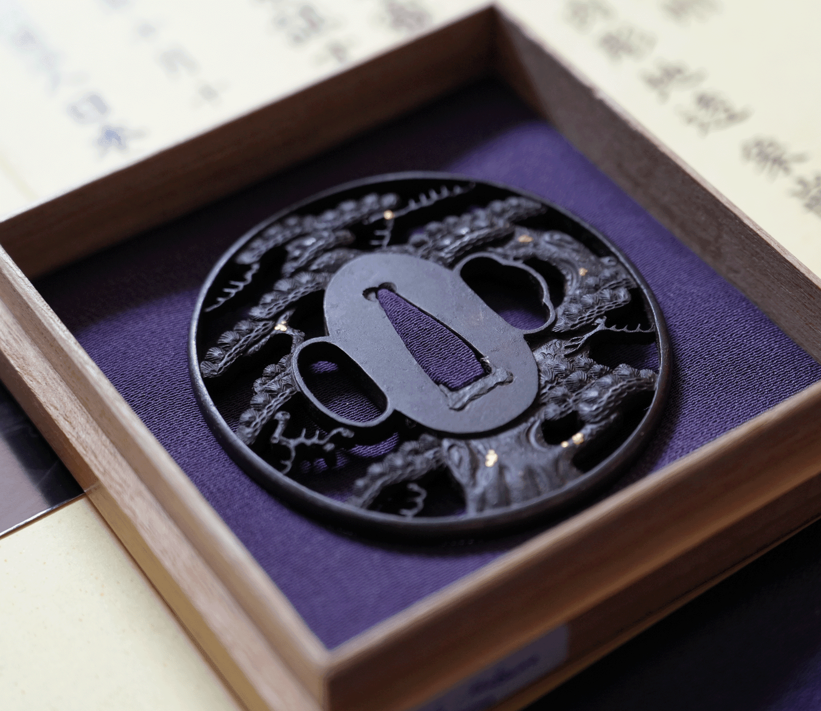 Tsuba: Bushu School, probably Yanagawa School