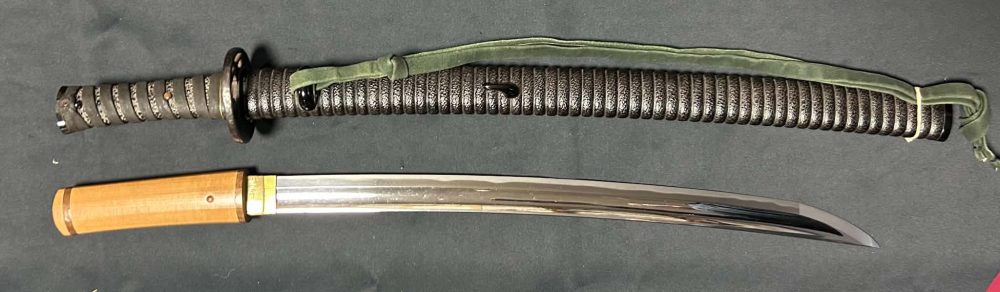 Wakizashi with “Dancing Buddha” (Odoributsu) Cutting Test