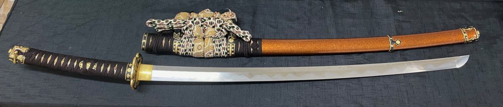 Ogawa Kanekuni Katana in Tachi Koshirae with NTHK Certificate