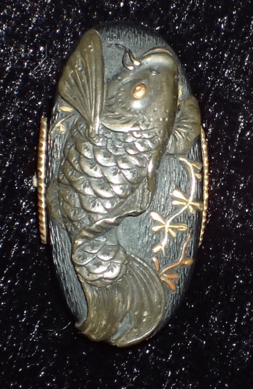Sekibun Urakusai Carp Fuchi Kashira