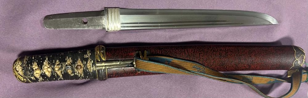 Katakiriba Kaifu Tanto with Beautiful Tonbo Koshirae NBTHK Certificate