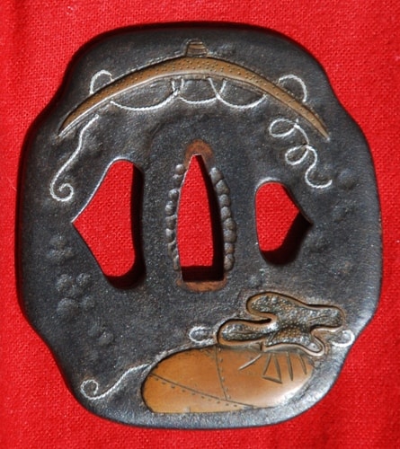 Tsuba - 作 永次 - 三代清水甚五郎