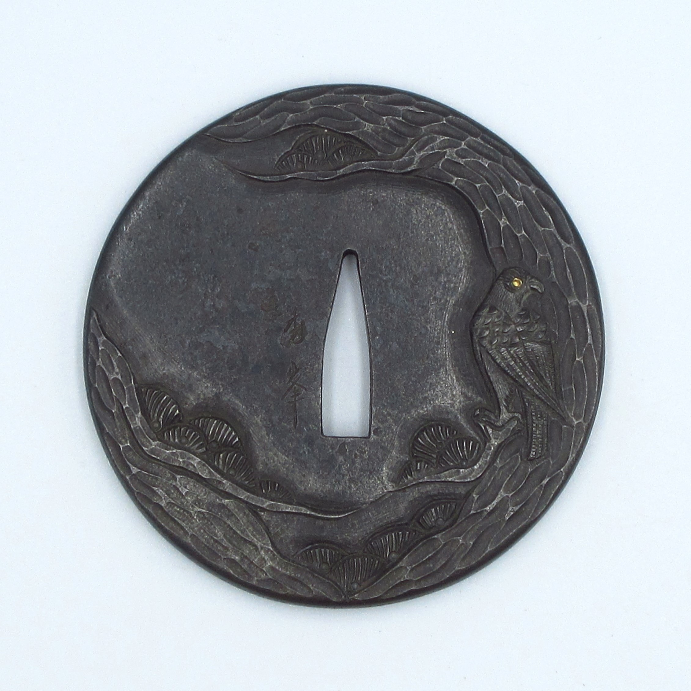 Tsuba - Young Pine Tree Design