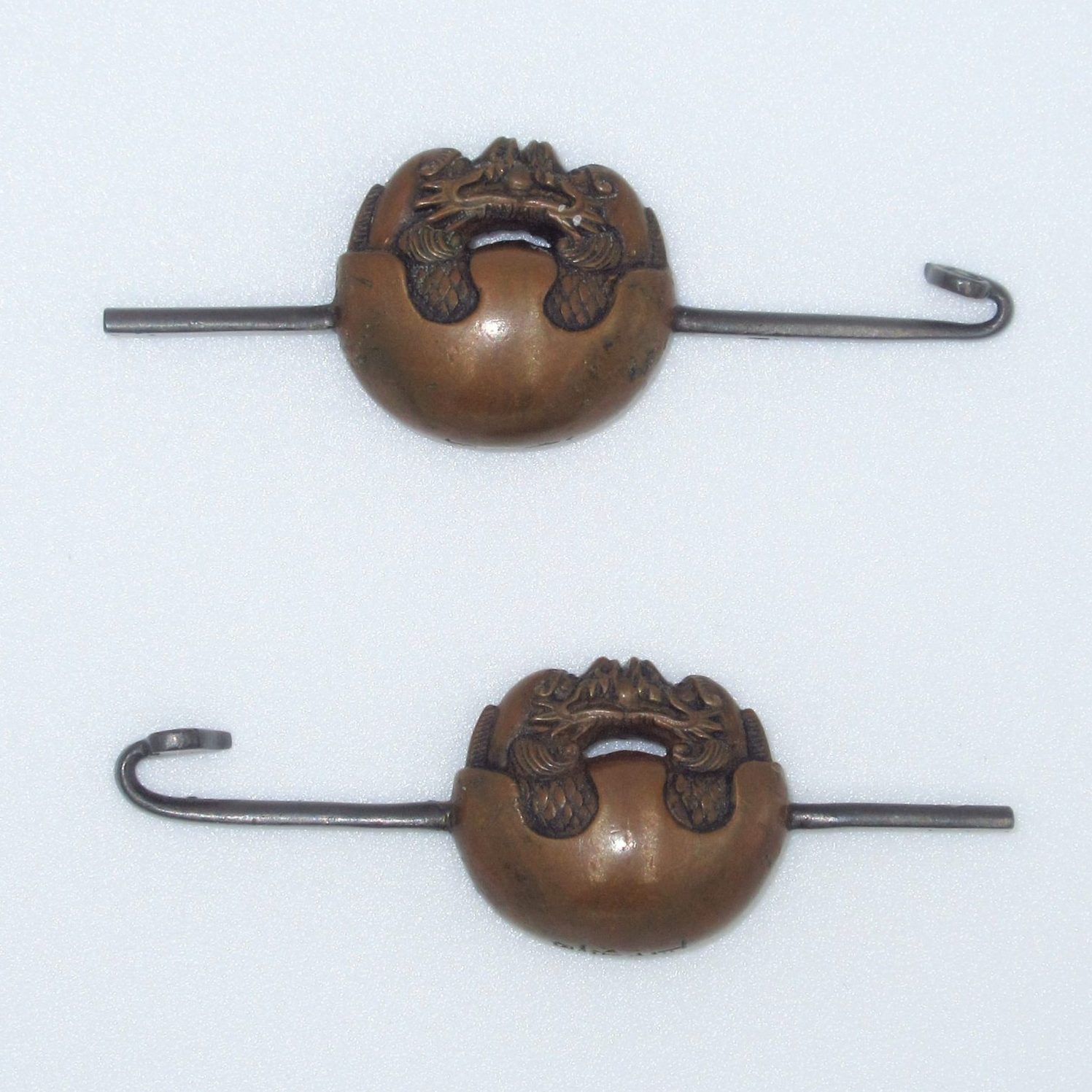 Menuki - by Yukia - Mokugyo Design, Signed: Yukia Kagenao