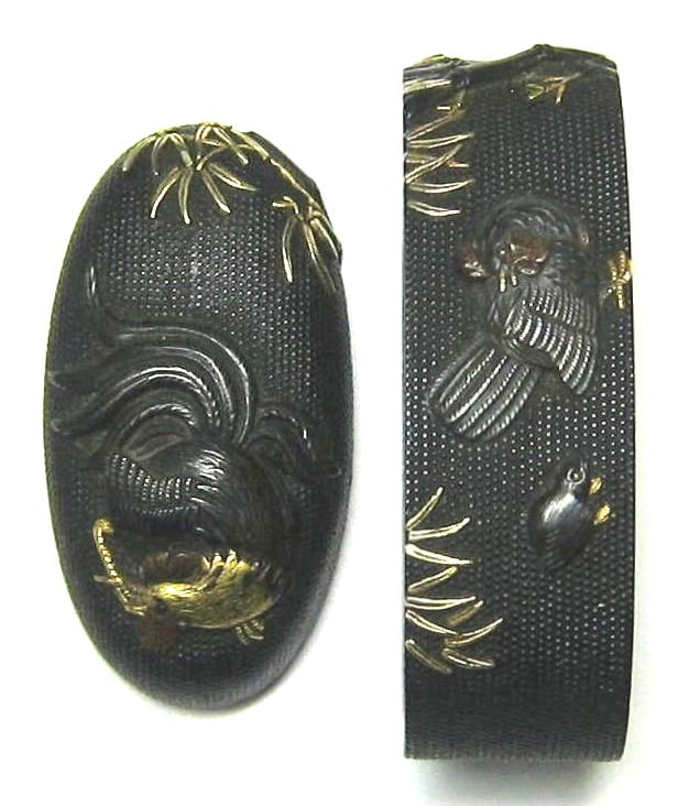 縁頭 鶏