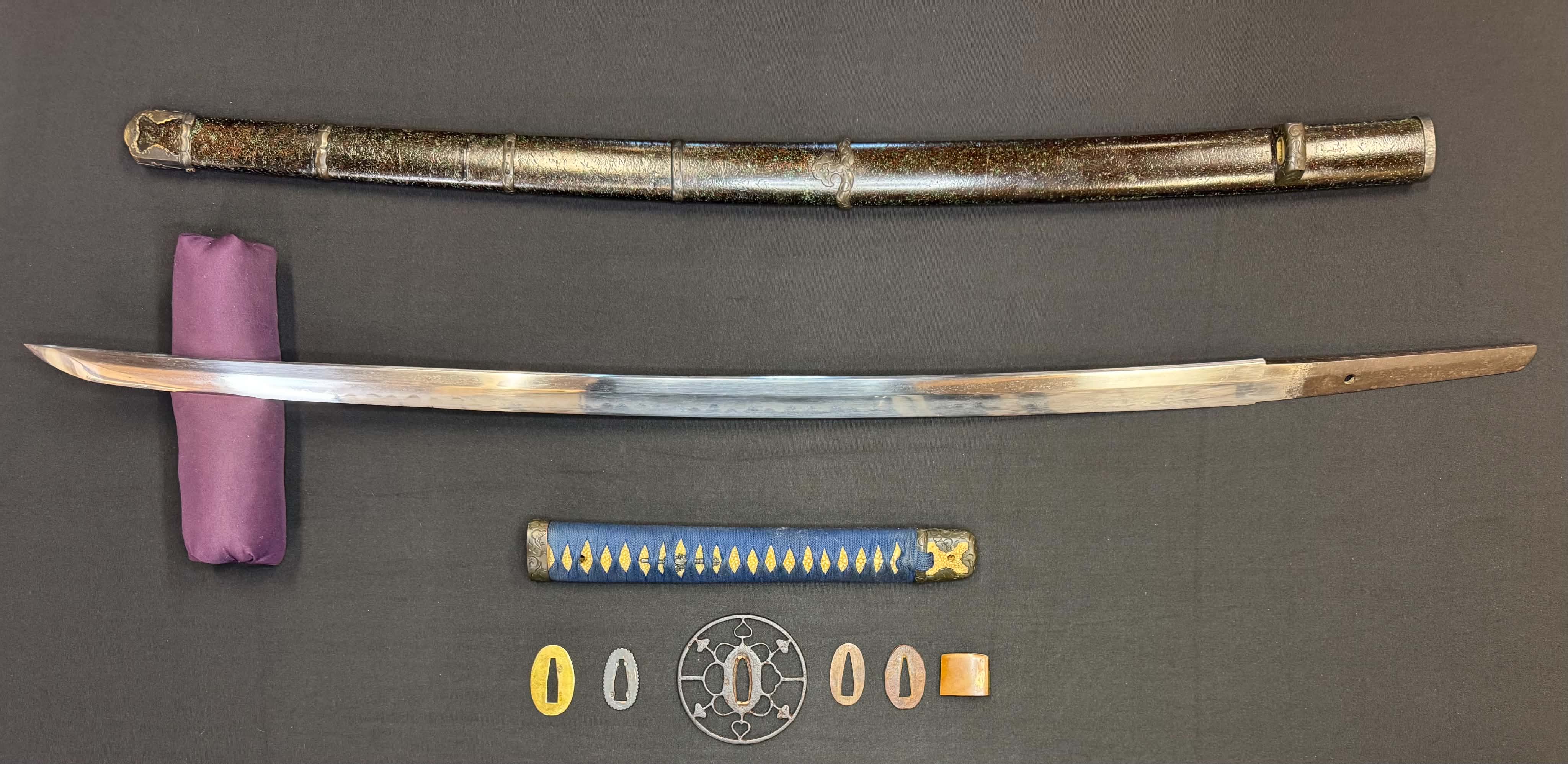 Katana - Antique Nihonto Katana in Iai Tight Handachi Koshirae