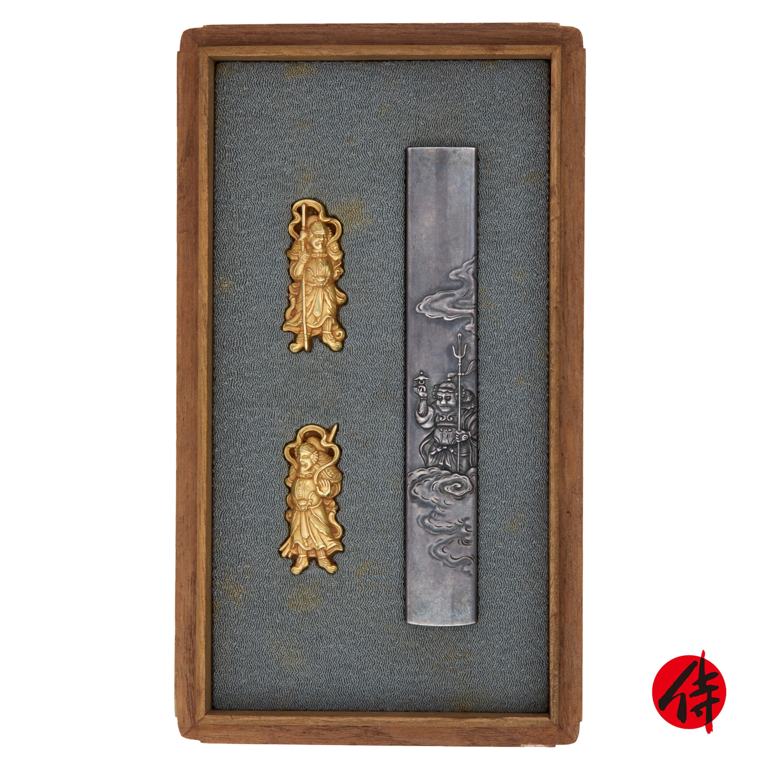 Antique Kozuka and Menuki for Samurai Sword (KM-04)