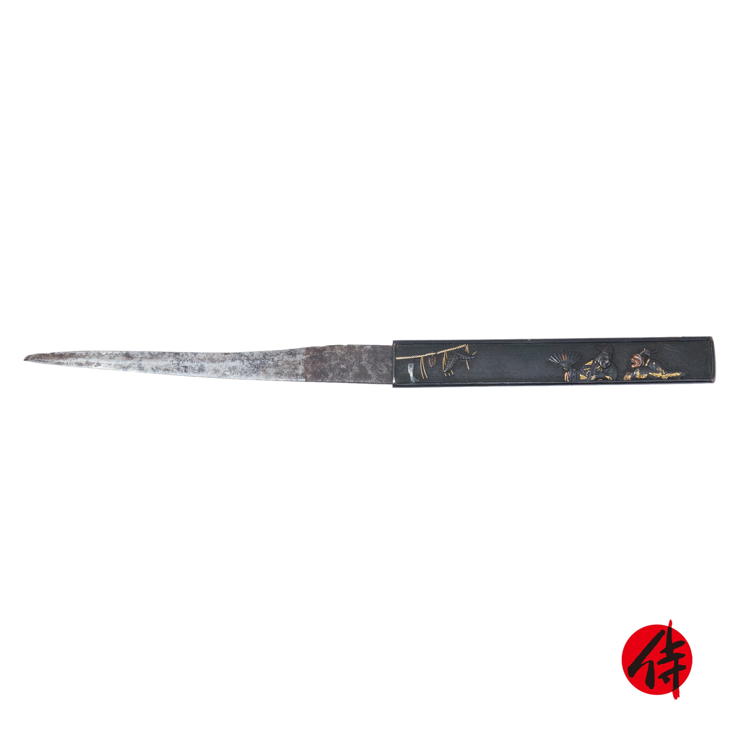 Edo period Antique Kozuka for Samurai Sword (K-76)